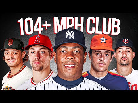 The Only 7 Pitchers to Throw Faster Than 104 MPH