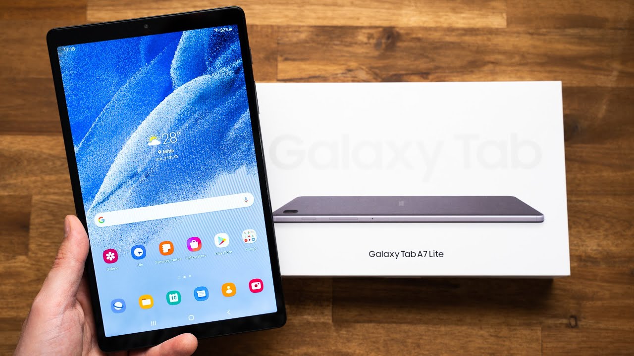 Samsung Galaxy Tab A7 Lite Unboxing & Hands On