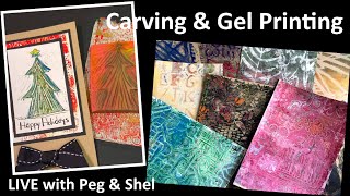 Carving and Gel Printing - Creative Play
