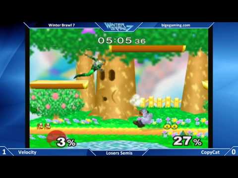 Winter Brawl 7 SSBM - Velocity vs CopyCat - Losers Semis