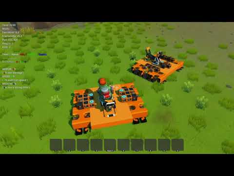 Scrap Mechanic Fant mod Танковый ход
