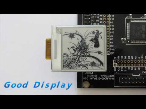 1 54 inch E paper display - partial update/fast update/no flicker update