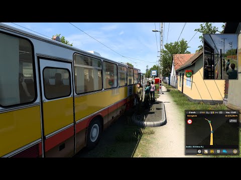 Duna menti Kirándulás! -  ETS 2 - Hungary Map - IKARUS 256 - Dunabogdány - Visegrád - Esztergom