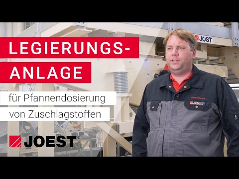 JOEST | Legierungsanlage für Pfannendosierung