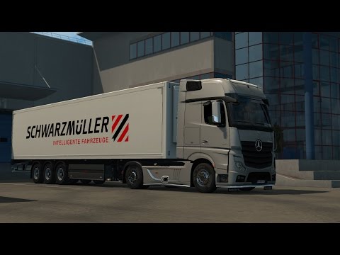 ETS 2 - Vive la France - Mercedes Actros MP4 1863 - Trip: Le Mans - Paris