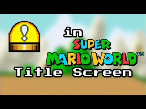What Happens When You Press a Switch Palace On Super Mario World's Title Screen