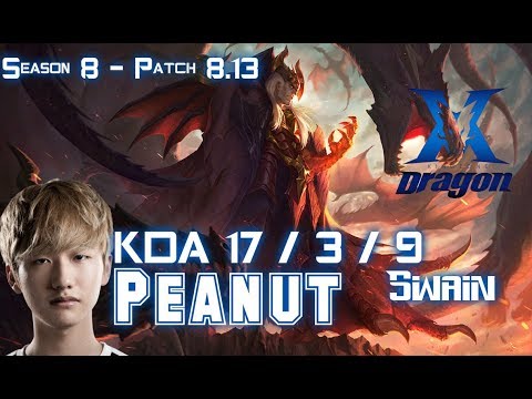 KZ Peanut SWAIN vs YASUO Bot Lane - Patch 8.13 KR Ranked