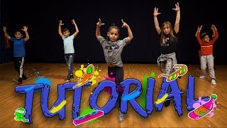 Nicky Jam &amp; Steve Aoki - Jaleo (Dance Tutorial) | Easy Kids Choreography | MihranTV