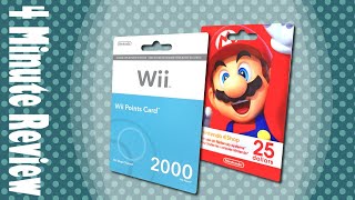 Nintendo Shop Cards | 4 Minute Review