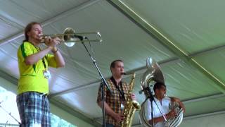 Heavyweights Brass Band at Sunfest 2013 in London Ontario