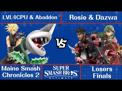 Ultimate Doubles - Abaddon & LVL4CPU vs. Rosie & Dazwa - Maine Smash Chronicles 2