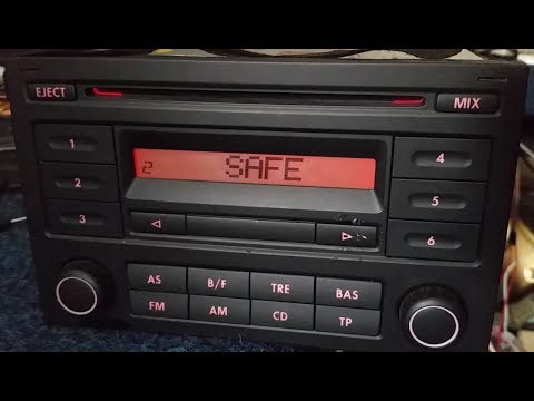 RCD 200  VWZ1Z5 BLAUPUNKT, radio code. How to unlock the radio code.