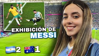 ARGENTINA 2 - AUSTRALIA 1 | REACCIÓN desde el ESTADIO en QATAR *octavos de final mundial 2022* ⚽️ ARGENTINA 2 - AUSTRALIA 1 | REACCIÓN desde el ESTADIO en QATAR *octavos de final mundial 2022* ⚽️