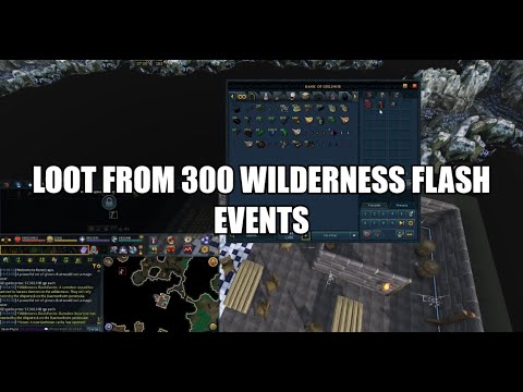 Loot from 300 Wilderness Flash events | Runescape 3