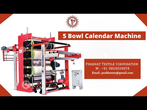 Five Bowl Calendering Machine