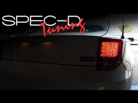 SPECDTUNING INSTALLATION VIDEO: 2000-2005 TOYOTA CELICA LED TAILLIGHTS