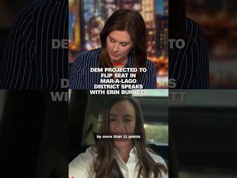 Dem projected to flip seat in Mar-a-Lago district speaks with Erin Burnett