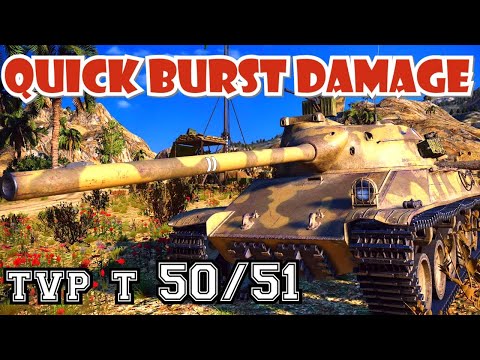 TVP T 50/51 Tank Review || World of Tanks Console PS4 XBOX Mercenaries
