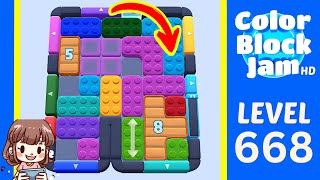 Soluzione del Livello 668 di Color Block Jam