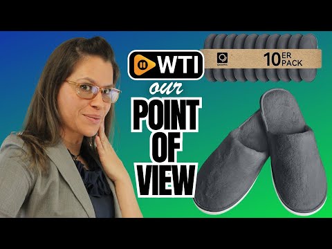 10Pcs Unisex Disposable Slippers for Guests - WTI product video review