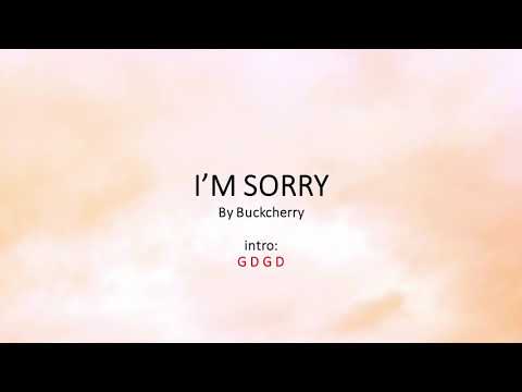 Sorry - Buckcherry