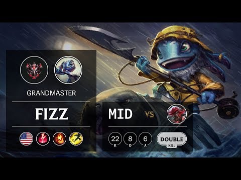 Fizz Mid vs Katarina - NA Grandmaster Patch 9.8