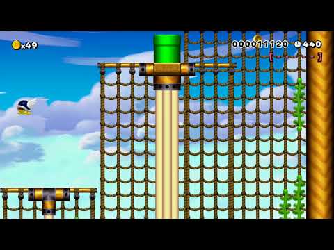 (3-2) Sweet Seasalt Skies by Kyevmu - SUPER MARIO MAKER - NO COMMENTARY 1bc