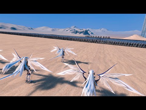 20.000 MEDIEVAL ARMY vs 20 DRAGON GIRLS | Ultimate Epic Battle Simulator