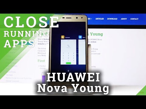How to Switch Off Running Apps in HUAWEI Nova Young – Background App Refresh