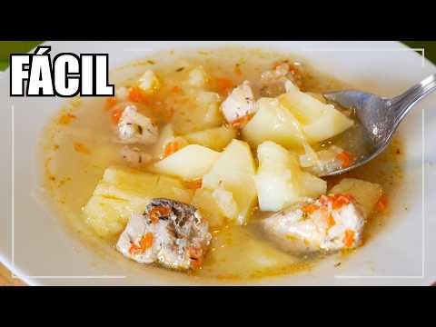 🥔🍲 ¡GUISO DE PATATAS CON PESCADO! FÁCIL y DELICIOSO