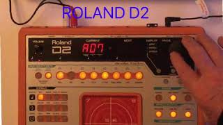 Video thumbnail for Roland D2 Groovebox by MyRetroGear Demos