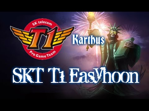 SKT T1 Easyhoon KARTHUS vs Yasuo Mid Lane - League of Legends Ranked Korean