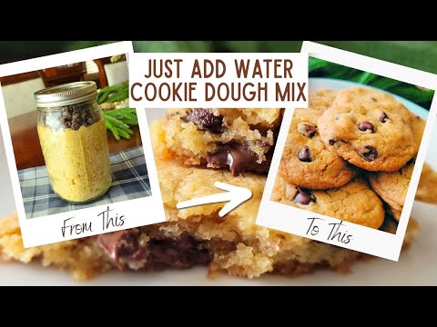 DIY Chocolate Chip Cookie Mix - Just Add Water & Bake! Shelf-Stable, Perfect for Gifts!