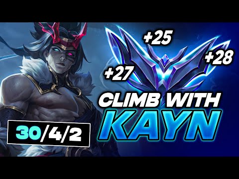 How A MASTER Kayn Player CARRIES IN DIAMOND *30 kill game*