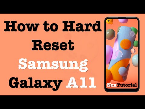 How To Factory Reset Samsung Galaxy A11 | Hard Reset Samsung Galaxy A11 | NexTutorial