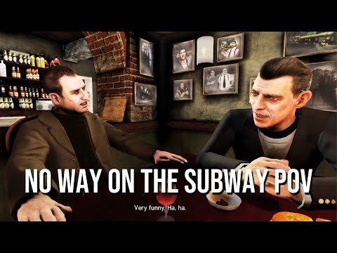 GTA 4: POV | Part 59 | No Way On The Subway | Walkthrough in First Person