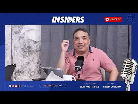 Meet the #INSIDERS, Sec. Edwin Lacierda and Cong. Barry Gutierrez  | #INSIDERS Ep. 1