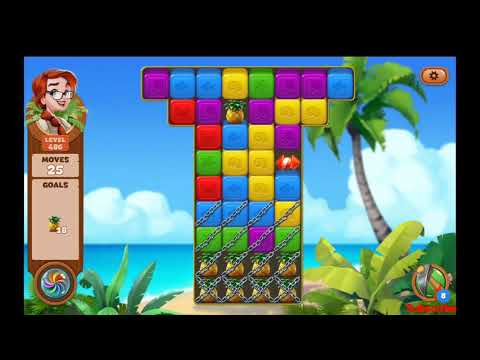Lost Island Blast Adventure Level 486 NO BOOSTERS - A S GAMING