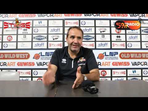 Post-partita Staff Mantova - Old Wild West Udine coi coach Di Carlo e Boniciolli e Saladini