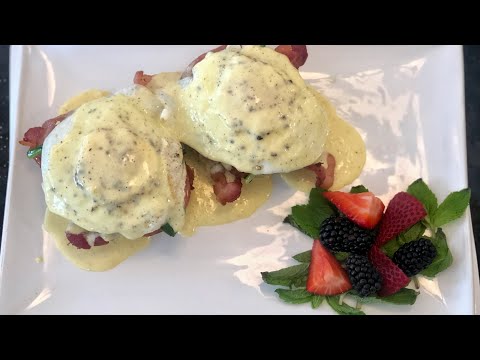 Easy Eggs Benedict Recipe LIVE | How to Make Blender Hollandaise Sauce