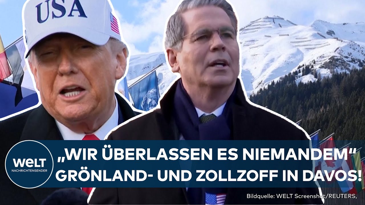 DAVOS: USA pochen auf Grönland beim Weltwirtschaftsforum! Europa rüstet sich für den Zollzoff