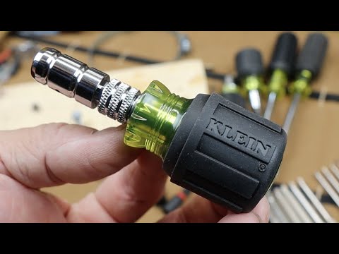 Brilliant! The 2-in-1 Klein 65131 1/4”-5/16” Stubby Nut Driver takes the cake for metal screws