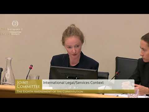 2017.11.08 Ms Leah Hoctor on other countries which equate the life of the woman