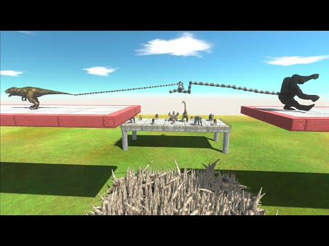 TUG of WAR Dinosaur vs King Kong - Animal Revolt Battle Simulator