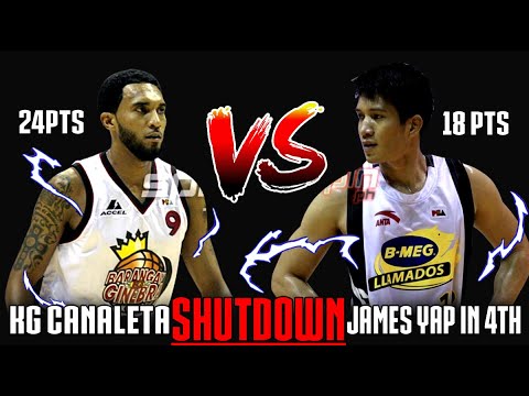 KG Canaleta hindi pinaSCORE si James Yap sa 4th Quarter