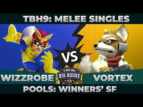 Wizzrobe vs vortex - Pools Winners Semifinals: Melee Singles - TBH9 | Captain Falcon vs Fox