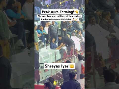 Shreyas Iyer Peak Aura Moment 💯 #shreyasiyer #pbks #ipl
