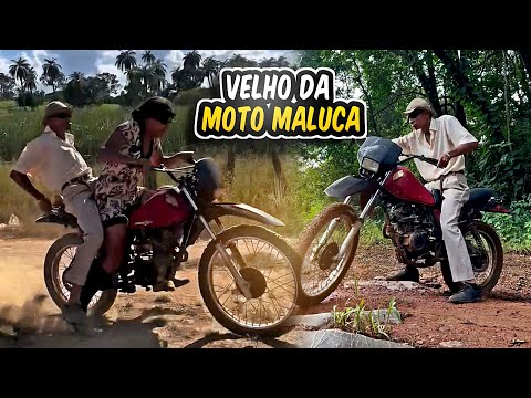 VELHO DA MOTO MALUCA 😂😂😂 É JAQUETINHA DE COURO SUA MULHER SÓ RESENHA 
