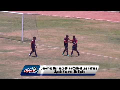 JUVENTUD BARRANCO (6) vs (2) REAL  LAS PALMAS - FÚTBOL HUACHANO - 5TA FECHA/2018.