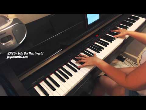 SNSD - Into The New World (Ballad Version) - Piano cover and Sheets